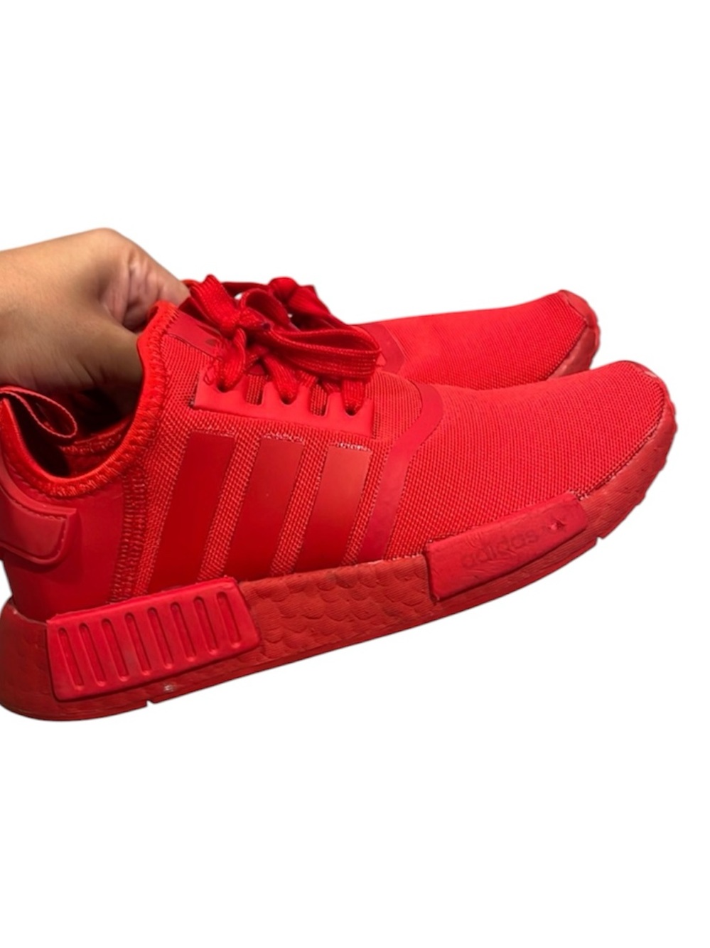 adidas Kids Red Sneakers - Picture 3 of 7